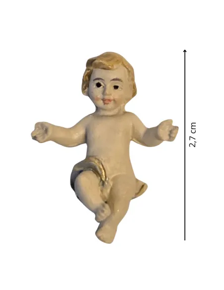 Bambino Gesù in resina per statue da 7-8 cm